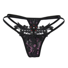 New Fashion Underwear Women Sexy Lingerie Gauze Low Waist Thongs and G String Lace Panties T-back Transparent Panties #23 GS