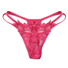 New Fashion Underwear Women Sexy Lingerie Gauze Low Waist Thongs and G String Lace Panties T-back Transparent Panties #23 GS