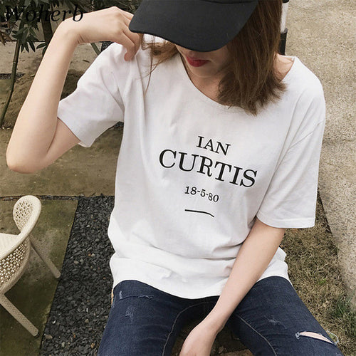 New Fashion Woman Letter Print t-shirt Plus Size T shirts Casual Women Short Sleeve O-neck Tops Tee 72683 GS