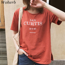 New Fashion Woman Letter Print t-shirt Plus Size T shirts Casual Women Short Sleeve O-neck Tops Tee 72683 GS