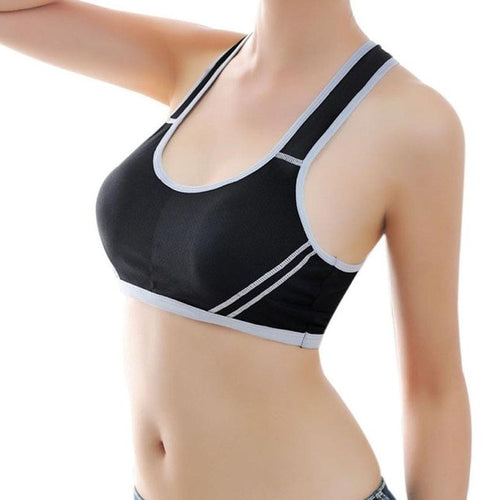 New Fashion Women Fitness Stretch Workout Tank Top Cropped Seamless Racerback Padded Fitness Crop Tops Sportswear Vest &03 GS