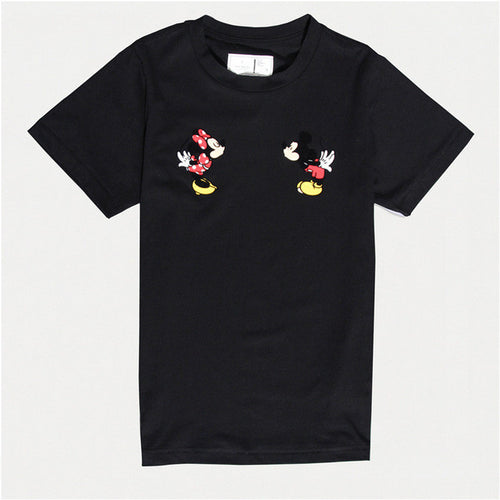 New Fashion Women Summer T shirts Female Funny Cartoon Animal Print t-shirt Short Sleeve Plus Size Woman tops 72459 GS