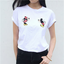 New Fashion Women Summer T shirts Female Funny Cartoon Animal Print t-shirt Short Sleeve Plus Size Woman tops 72459 GS