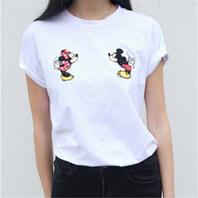 New Fashion Women Summer T shirts Female Funny Cartoon Animal Print t-shirt Short Sleeve Plus Size Woman tops 72459 GS
