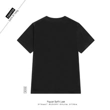 New Fashion Women Summer XS-3XL T shirts Female Letter Print Black t-shirt Short Sleeve Plus Size Woman tops 72552 GS