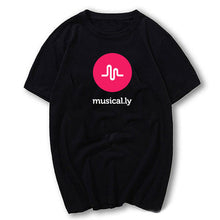New Fashion Women T shirts Letter Print t-shirt Men Top Short Sleeve Female musical.ly tops 72237 GS