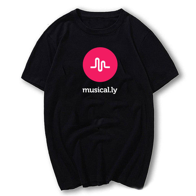 New Fashion Women T shirts Letter Print t-shirt Men Top Short Sleeve Female musical.ly tops 72237 GS