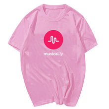 New Fashion Women T shirts Letter Print t-shirt Men Top Short Sleeve Female musical.ly tops 72237 GS