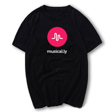 New Fashion Women T shirts Letter Print t-shirt Men Top Short Sleeve Female musical.ly tops 72237 GS