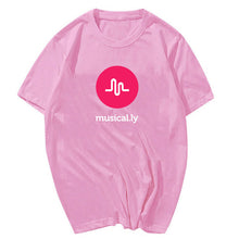 New Fashion Women T shirts Letter Print t-shirt Men Top Short Sleeve Female musical.ly tops 72237 GS
