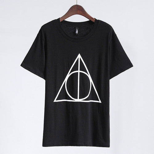 New Fashion Women clothing T shirts Print Tee Geometric T-shirt Women Top Short Sleeve Female tops 71629 GS