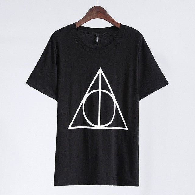 New Fashion Women clothing T shirts Print Tee Geometric T-shirt Women Top Short Sleeve Female tops 71629 GS