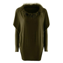 New Long Style Womens T-shirts Long Sleeve Fur Collar Batwing Sleeve Loose  Basic Ladies Tops Tee Shirt Femme #1207 GS