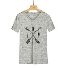 New  T-shirts For Women Love Print Cotton Fashion T Shirt Women O Neck Short Sleeve Tee Shirt Female Tops Tee #425 GS