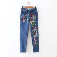 New Women Full Length Trousers Denim Pants Female loose Pants Plus Large Size Irregular Jeans With Button Fly 72172 GS