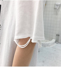 New Women Harajuku Girl Character Letter Print t-shirt Women Short Sleeve T shirts Female O-neck Tops Plus Size 72613 GS