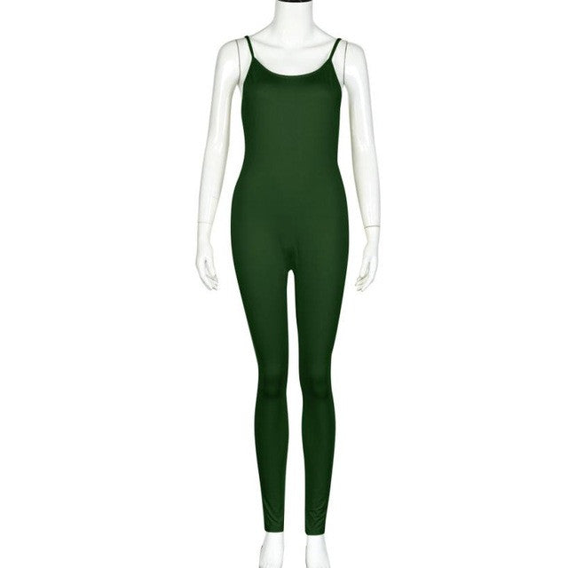 New Women Jumpsuits Solid Casual Sleeveless Bodycon Rompers Jumpsuit WOmen Club Wear Slim Overalls Female &03 GS
