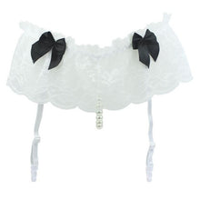Sexy Special Pearl Pants Crotch Strap Lace Socks Fashion Body Women's Pants Stockings Galter Belts #23 GS