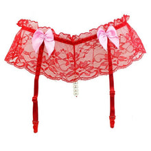 Sexy Special Pearl Pants Crotch Strap Lace Socks Fashion Body Women's Pants Stockings Galter Belts #23 GS