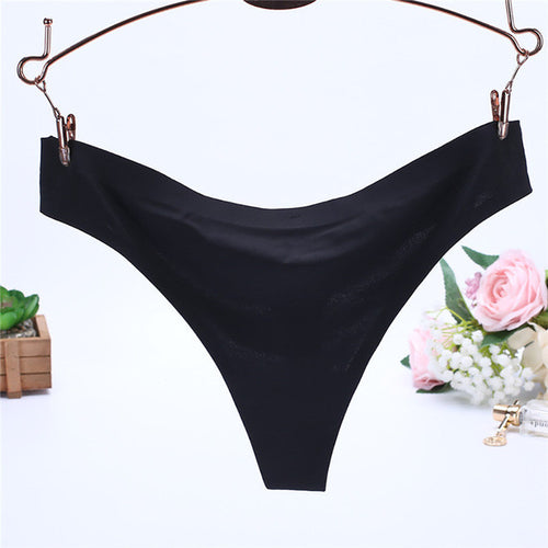 Sexy Women  Invisible Underwear Briefs Ice Silk Seamless Women's Underwear ladies panties Crotch High Quality #33 GS