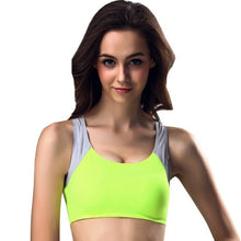 Fitness Bra Women Push Up Padded Sexy Patchwork Bra Tops Female Workout Tank Tops Plus Size Workout Bra Ladies#63 GS