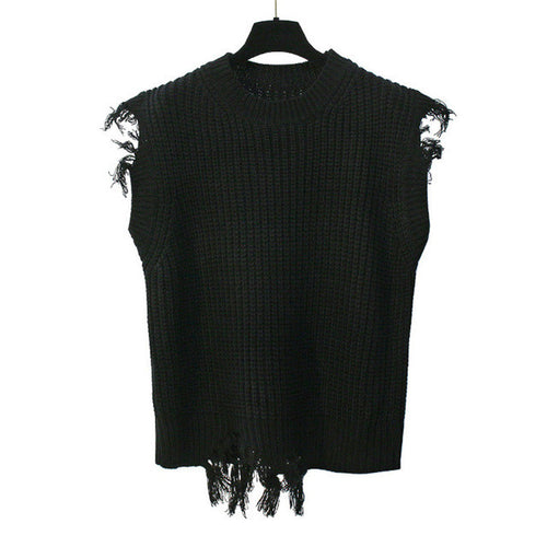 Summer New Fashion Women Summer Knitting T Shirt Casual Woman Sleeveless Tops O-neck Plus Size tee 72303 GS