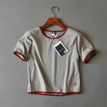 Summer New Fashion Women Top O-neck Crop Top Short Sleeve T shirt Women Short t-shirt 72078 GS