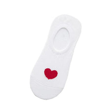 Fashion Women Love Heart Cotton Socks Casual Low Ankle Low Cut Short Socks Women Soft Cotton Calcetines #417 GS