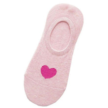 Fashion Women Love Heart Cotton Socks Casual Low Ankle Low Cut Short Socks Women Soft Cotton Calcetines #417 GS
