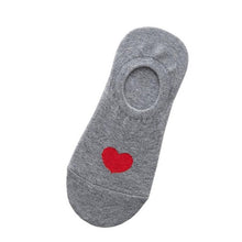 Fashion Women Love Heart Cotton Socks Casual Low Ankle Low Cut Short Socks Women Soft Cotton Calcetines #417 GS