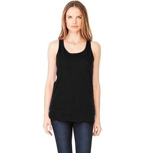 Style Fitness Tank Top T Shirt T-shirt Cotton Sleeveless Tank Top Woman Black Grey White #03 GS