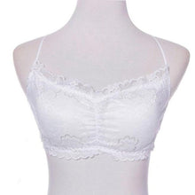 Style Women Lace Cropped Spandex Padded Strapless Crop Top Bra Cami Bralette Tank Tops croptop woman #8 GS