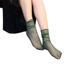 Ultrathin Women's Socks Crystal Thin Nylon Women Socks short Transparent Silk Ankle High Socks For Women #05 GS
