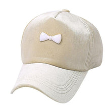 Trendy Bowknot Women Baseball Cap Solid Cotton Hip-Hop Hat Female Adjustable 4 Colors Snapback Hats   Garros&02 GS