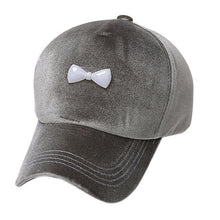 Trendy Bowknot Women Baseball Cap Solid Cotton Hip-Hop Hat Female Adjustable 4 Colors Snapback Hats   Garros&02 GS