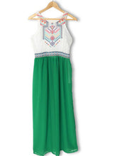 Vestidos Plus Size Sexy A-line Floor-length Dress Brief Sleeveless O-neck Tribal Print Irregular Lace Women Dresses 72005 GS