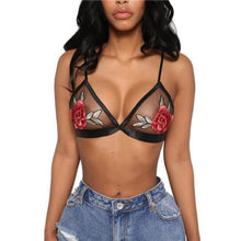 Women Ladies Sexy Lace Embroidery Crop Top Bralette triangle Camis Women Cropped  Tops Female #23 GS