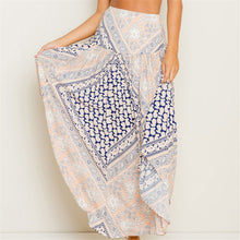 Women New Autumn Skirt Ankle-Length A-line Skirt Female Fashion Maxi Plus Size Print Bohemia Hot  72188 GS