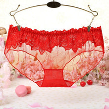 Women Sexy Lace Transparent Briefs Solid Panties Women Lingerie Floral Underwear Female tangas women sexy #82 GS