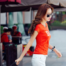 Women Summer Print T Shirt Fashion Print Woman Letter Print Tops O-Neck Short Sleeve t-shirt 71445 GS