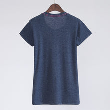 Women Summer T Shirt Fashion Woman Letter Print Fashion Tops O-Neck Short Sleeve Colorful t-shirt 72149 GS