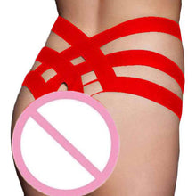 Women Underwear Bandage Open Crotch Crotchless Panties Thong V-string Lingerie Underwear Women briefs Knickers Underpants GS