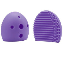 style Silicone Egg Cleaning Glove Makeup Washing Brush Drying Racks Scrubber Tool Cleaner pinceles maquillaje Anne GS