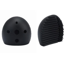 style Silicone Egg Cleaning Glove Makeup Washing Brush Drying Racks Scrubber Tool Cleaner pinceles maquillaje Anne GS