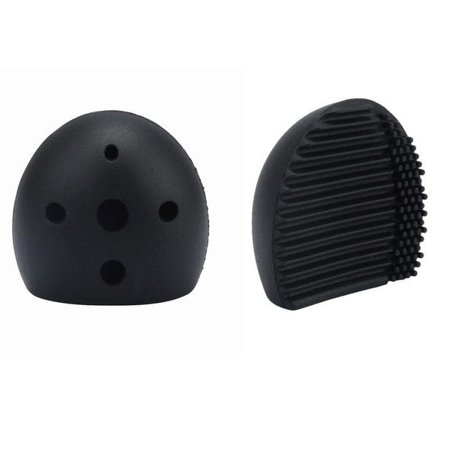 style Silicone Egg Cleaning Glove Makeup Washing Brush Drying Racks Scrubber Tool Cleaner pinceles maquillaje Anne GS