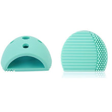 style Silicone Egg Cleaning Glove Makeup Washing Brush Drying Racks Scrubber Tool Cleaner pinceles maquillaje Anne GS