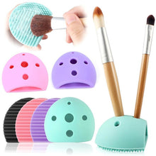 style Silicone Egg Cleaning Glove Makeup Washing Brush Drying Racks Scrubber Tool Cleaner pinceles maquillaje Anne GS