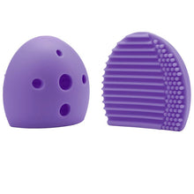 style Silicone Egg Cleaning Glove Makeup Washing Brush Drying Racks Scrubber Tool Cleaner pinceles maquillaje Anne GS