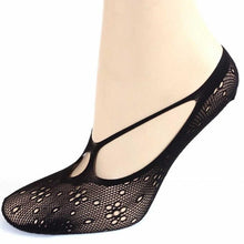 Fashion Socks Slippers Ultrathin Fishnet Mesh Elastic invisible Socks Women Shallow Mouth Stealth No Show Socks Ladies #03 GS
