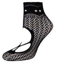 21Colors Fashion Transparent Fishnet Socks Women Lace Nylon Hollow Out Ankle Length Short Socks Ladies Calcetines De Mujer #03 GS